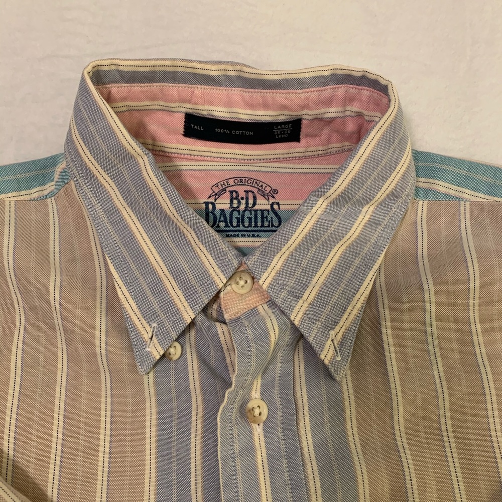 Vintage B.D Baggies Men’s Long Sleeve Button Down